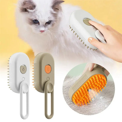 Cat Steam Brush Steamy Dog Brush 3 In 1 Electric Spray Cat Hair Brushes For Massage Pet Grooming Comb Hair Removal Combs Pet Products Hi markets
