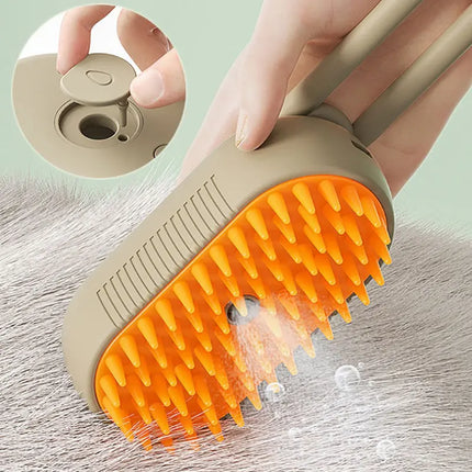 Cat Steam Brush Steamy Dog Brush 3 In 1 Electric Spray Cat Hair Brushes For Massage Pet Grooming Comb Hair Removal Combs Pet Products Hi markets