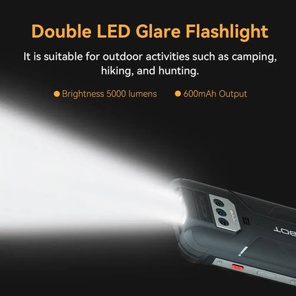 Cubot KingKong Power, Waterproof Rugged Smartphone Android 13, 8GB+256GB, 10600mAh, 33W Fast Charge, NFC, 6.5" FHD+,Global Phone Cubot Official Store