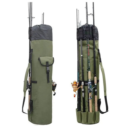 Cylinder Outdoor Fishing Bag Multifunctional Fishing Rod Bag Sea Rod Fishing Gear Storage Bag Hi markets
