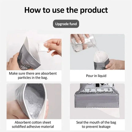 Disposable Portable Car Emergency Urine Bag Hi markets