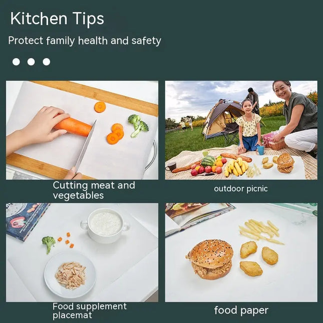 Food Grade Degradable Disposable Kitchen Chopping Board Pad Portable Chopping Board Hi markets