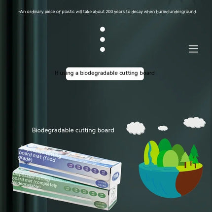 Food Grade Degradable Disposable Kitchen Chopping Board Pad Portable Chopping Board Hi markets