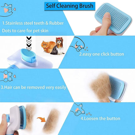 Hi-markets Pet Dog cleaning Brush