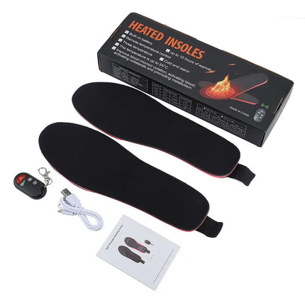 Heated Insoles For Men Women Rechargeable Heating Boot Insole Feet Warmer Pads Cut To Any Size Heating Electric Heated Insoles Hi markets
