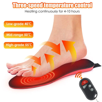 Heated Insoles For Men Women Rechargeable Heating Boot Insole Feet Warmer Pads Cut To Any Size Heating Electric Heated Insoles Hi markets